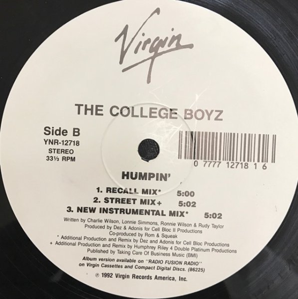 画像1: The College Boyzz / Humpin' (1)