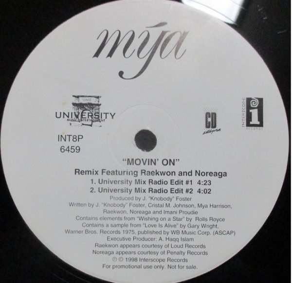 画像1: Mya / Movin' On - Promo Only Remixes - (1)