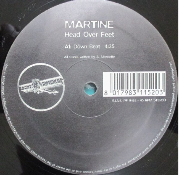 画像1: Martine / Head Over Feet - Nice Cover - (1)