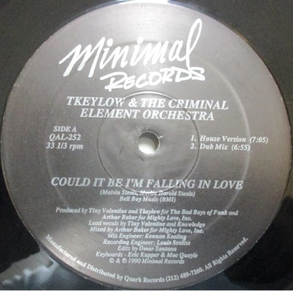 画像1: TKEYLOW & The Criminal Element Orchestra / Could It Be I'm Falling In Love - Great Cover - (1)