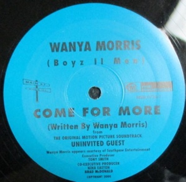 画像1: Wanya Morris / Come For More - US Promo Only - (1)