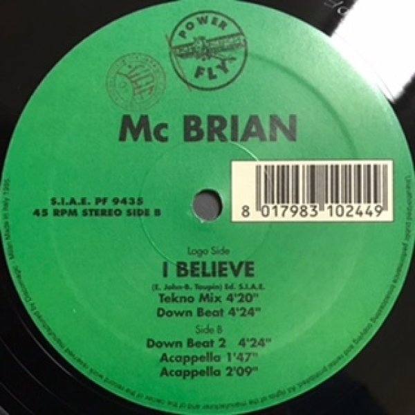 画像1: MC Brian / I Believe  (1)