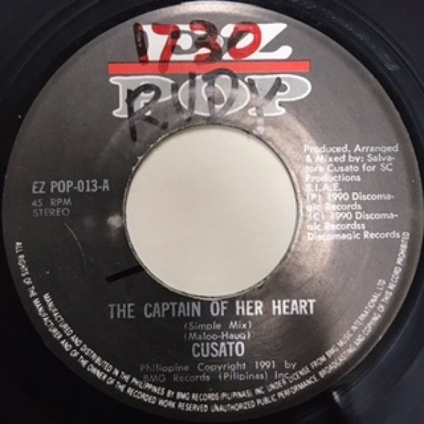 画像1: Cusato / The Captain Of Her Heart - 7 Inch - (1)