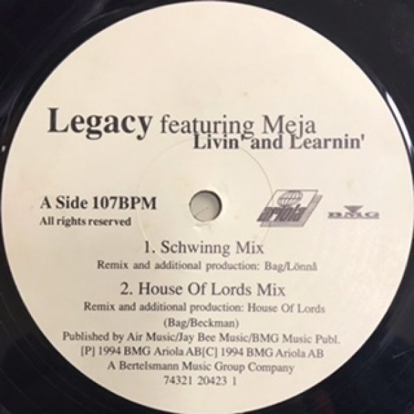 画像1: Legacy ft Meja / Livin' And Learnin' (1)