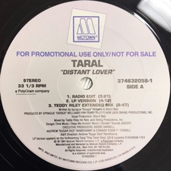 画像1: Taral / Distant Lover - Teddy Riley Works - 「R&B Must 1000」 (1)