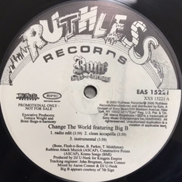 画像1: Bone Thugs N Harmony ‎/ Change The World - US Promo Only - (1)