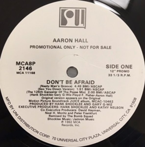 画像1: Aaron Hall / Don't Be Afraid - US Promo Only Remixies!!!! -  (1)