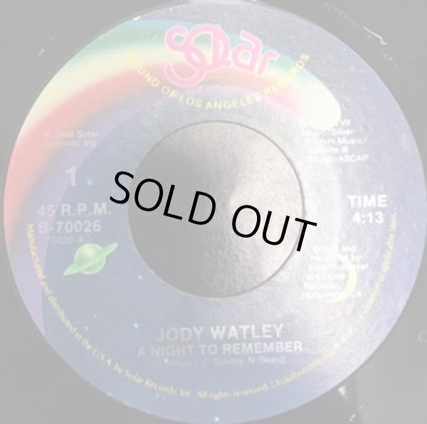 画像1: Jody Watley / A Night To Remember cw Let's Find The Time For Love - 7 Inch - (1)