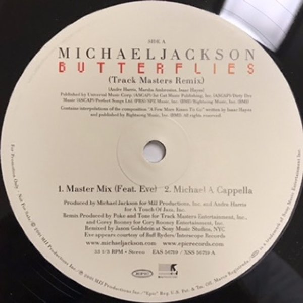 画像1: Michael Jackson / Butterflies ft EVE  - The Recommendable Promo Only Remix !!!!! - (1)