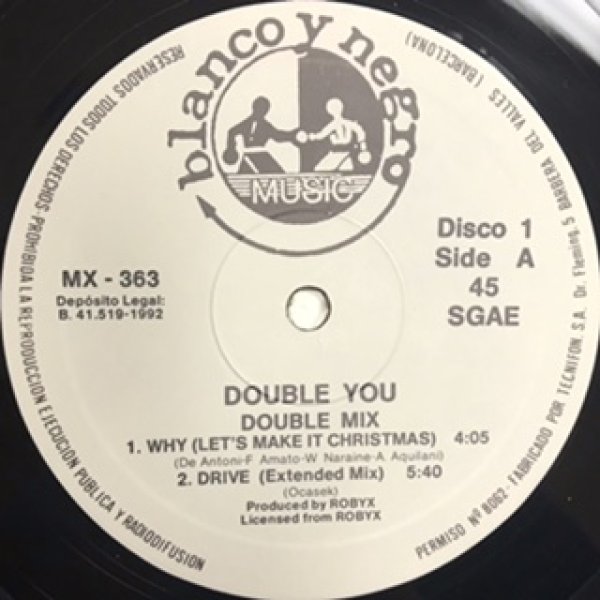 画像1: Double You / Double Mix - Italy Promo W Pack !!!!!!!!!! - (1)