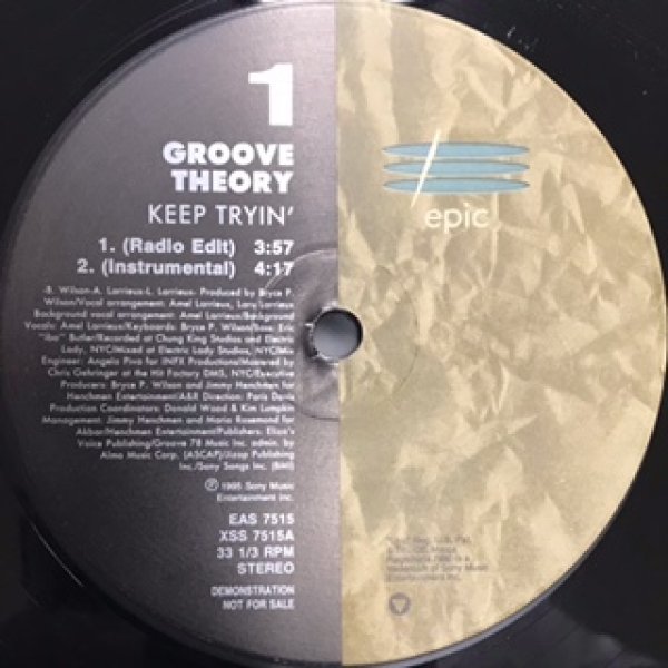 画像1: Groove Theory / Keep Tryin' (1)