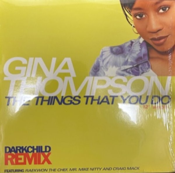 画像1: Gina Thompson / The Things That You Do  - Remixes US Press - ft Reakwon Mr Mike Nitty and Craig Mack, Missy Eliotte (1)