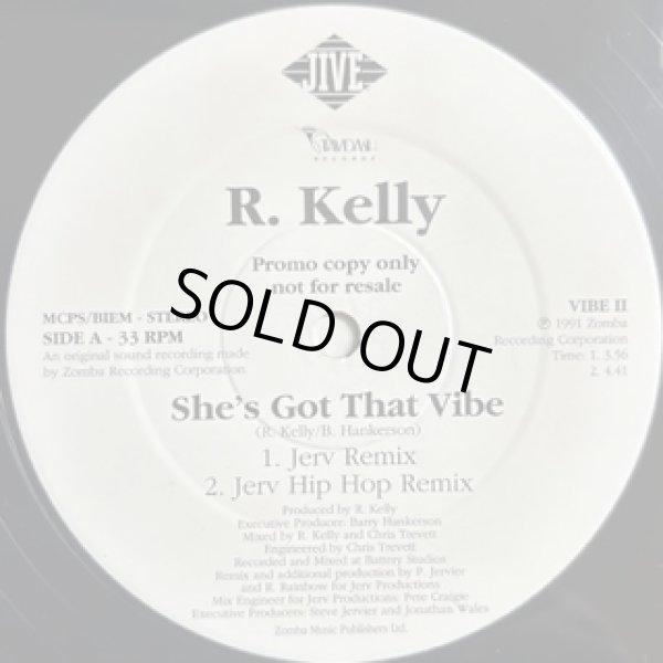 画像1: R Kelly / She’s Got That Vibe -　W Pack UK Promo Only Jerv Remix !!!!!!!!!!!!!!!!!!!!!!!!! - (1)