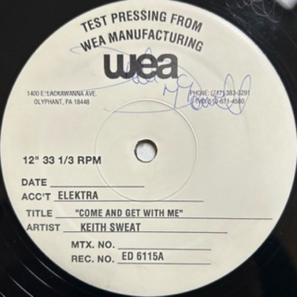 画像1: Keith Sweat / Come Get Wit Me  FT Snoop Dogg　- US Promo Only - (1)