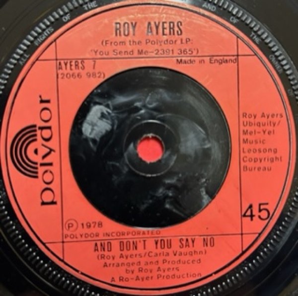 画像1: Roy Ayers / And Don't You Say No cw Get On Up Get On Down - The Recommandable 7Inch !!!!!- (1)