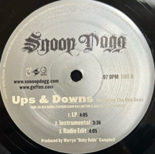 画像1: Snoop Dogg / Ups And Downs cw Bang Out - The Recommandable Item - (1)