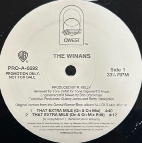 画像1: The Winans / That Extra Miles - US Promo Only !!!!!! - (1)