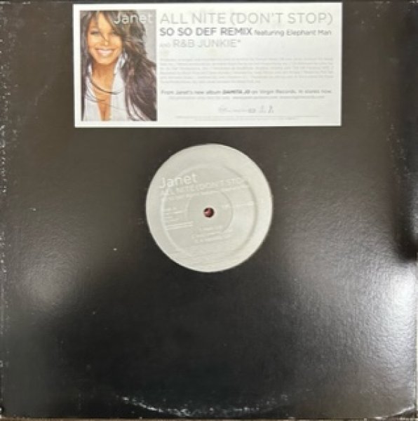 画像1: Janet / R&B Junkie cw All nite - US Promo Only - 「R&B Must 1000」 (1)