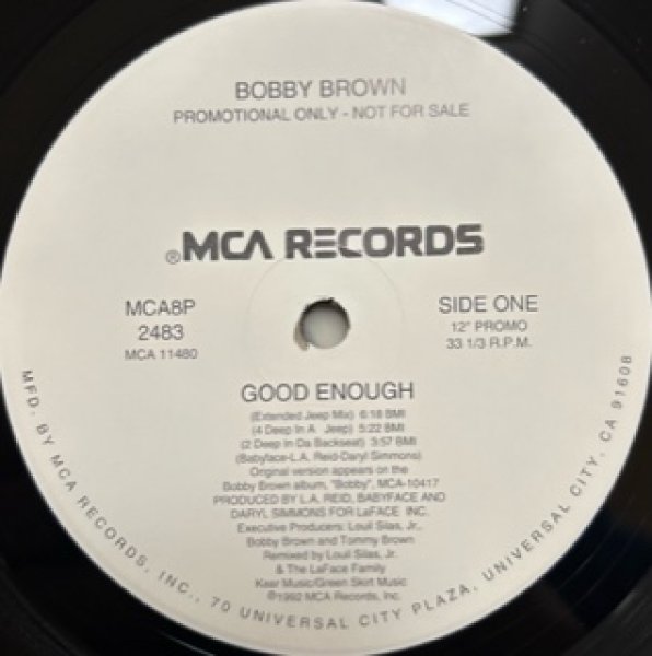 画像1: Bobby Brown / Good Enough - US Promo Only Remixes - (1)