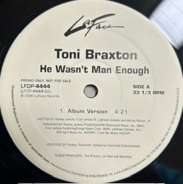 画像1: Toni Braxton / He Wasn't Man Enough - US Promo Only - 「R&B Must 1000」 (1)