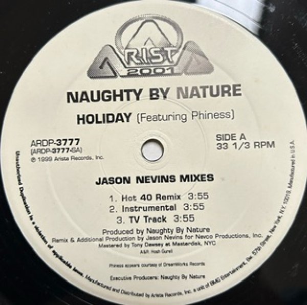 画像1: Naughty By Nature / Holiday - US Promo Only Jason Nevies Mixes - (1)