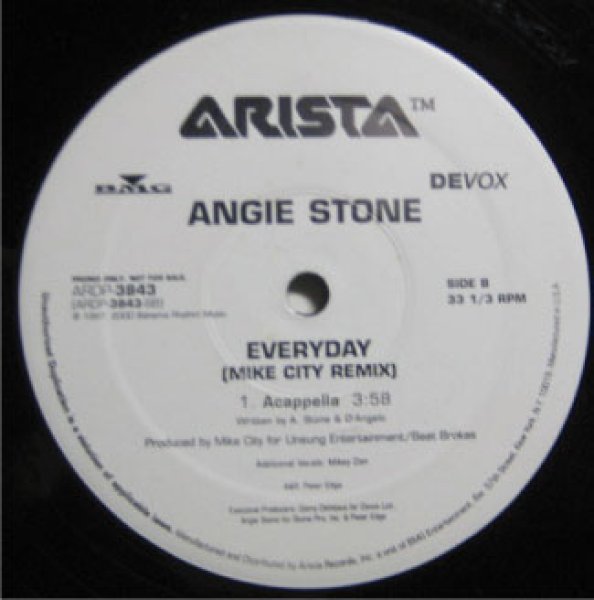 画像1: Angie Stone / Everyday - US Promo Only Mike City Remix - (1)