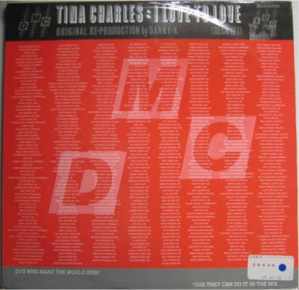 画像1: Tina Charles / I Love To Love - DMC Remix - (1)