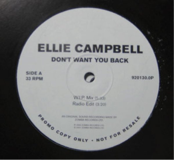 画像1: Ellie Campbell / Don't Want You Back (1)