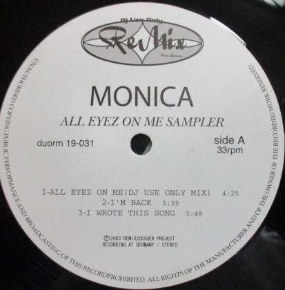 Monica / All Eyez On Me Sampler