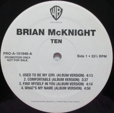 Brian McKnight / Ten - US Promo Only LP !!! -