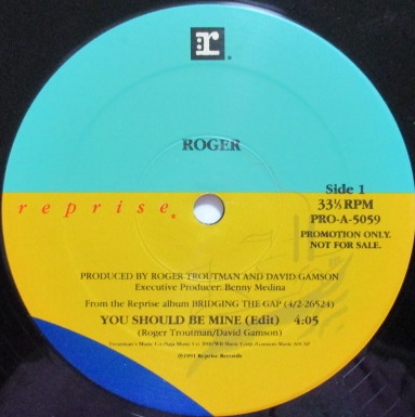 Roger / You SHould Be Mine - US Promo Only -