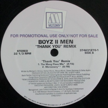 Boyz II Men / Thank You 「HipHop Must 1000」　「R&B Must 1000」