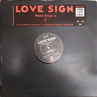 Prince & Nona Gaye / LOVE SIGN レア・プロモCDシングル 新品同様美品